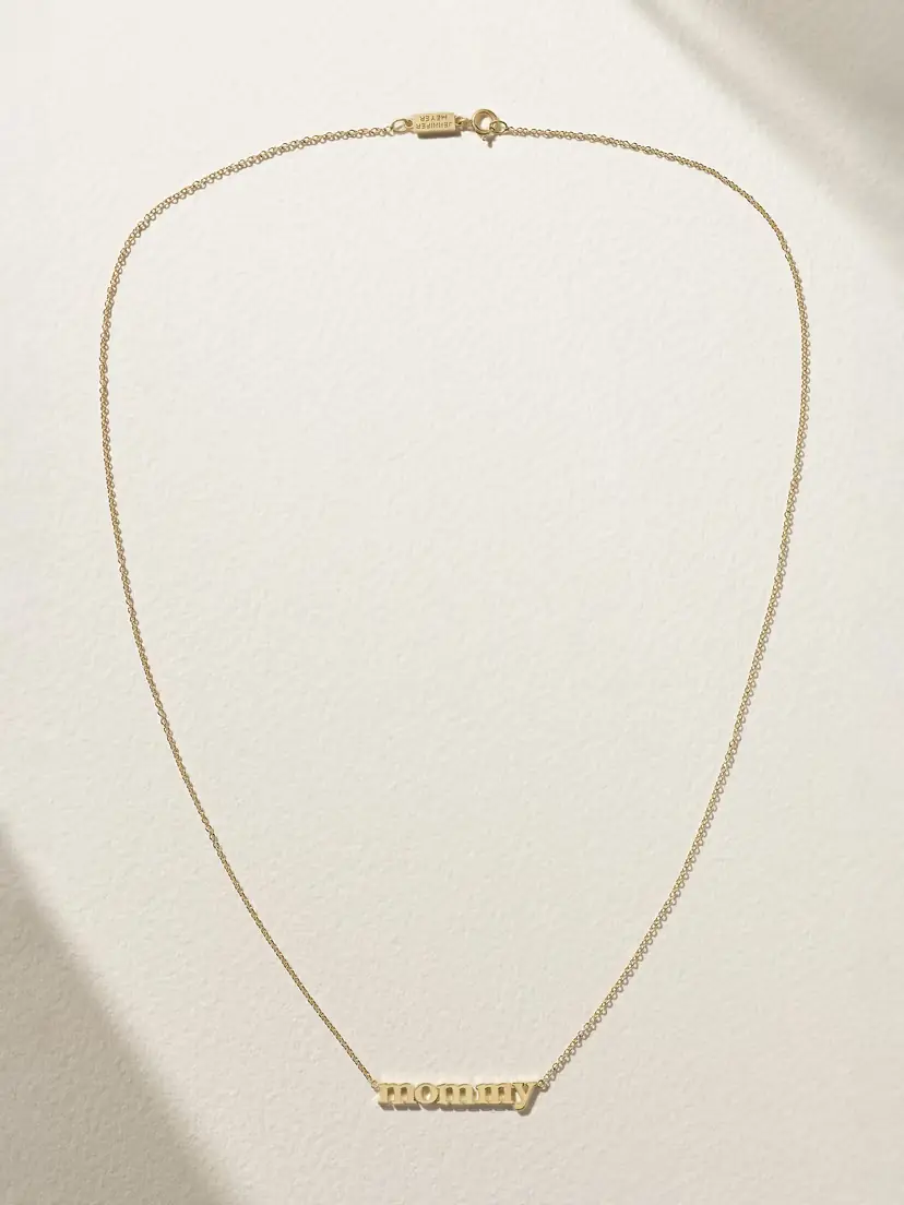 Jennifer Meyer Mommy 18-karat Gold Necklace | Thumbnail 4 Jennifer Meyer Mommy 18-karat Gold Necklace | Thumbnail 4