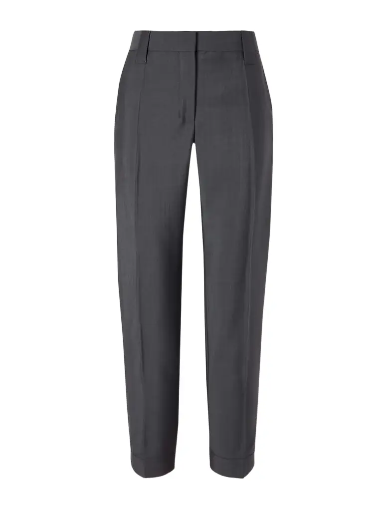 Formal Mohair And Wool-blend Straight-leg Pants Formal Mohair And Wool-blend Straight-leg Pants
