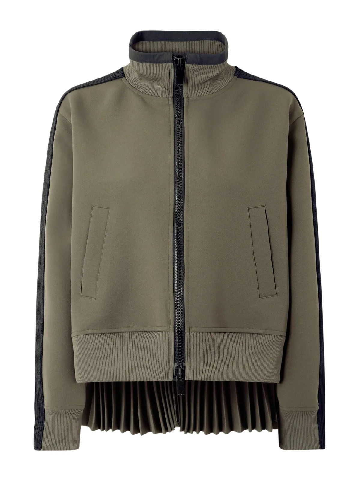 Pleated Tech-jersey Blouson Jacket Pleated Tech-jersey Blouson Jacket