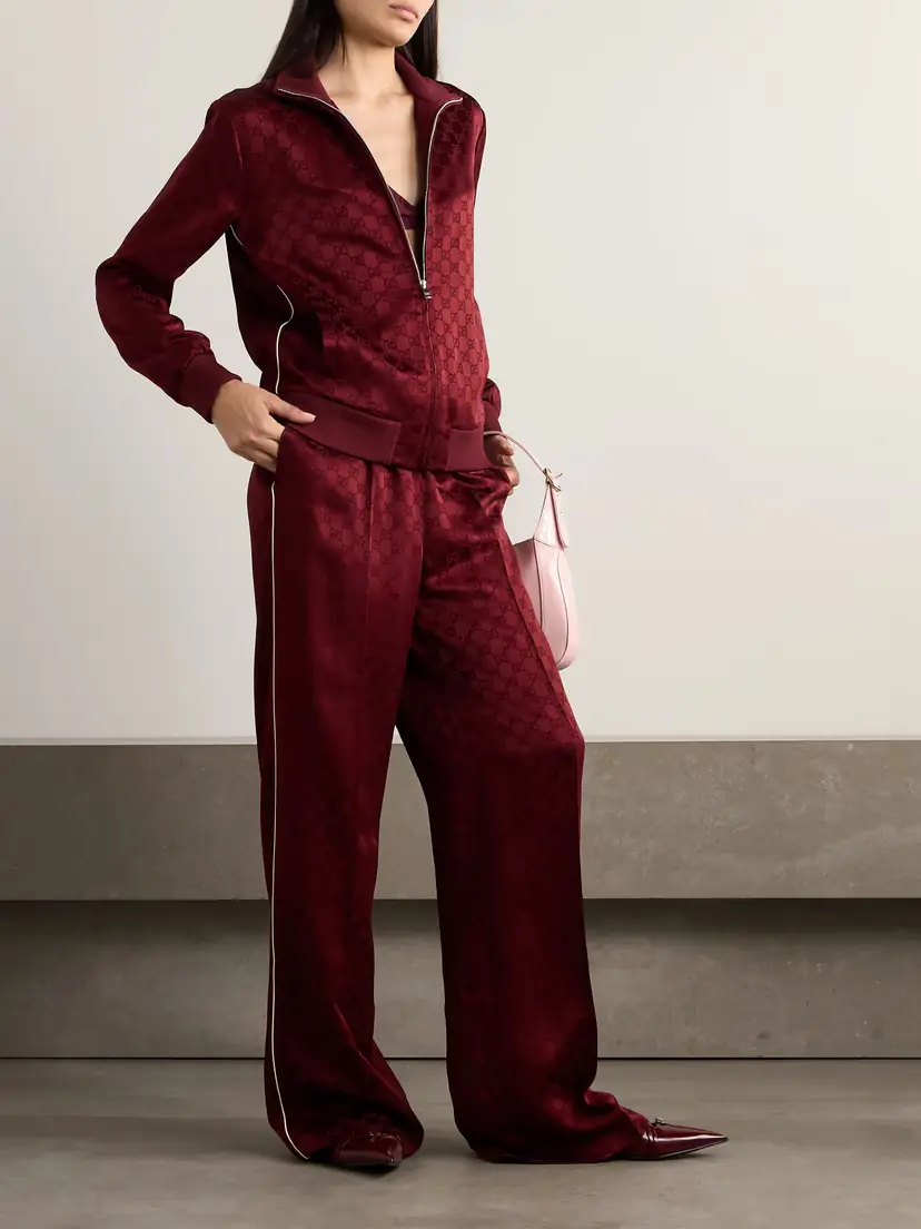Gucci Satin-jacquard Track Jacket | Thumbnail 2 Gucci Satin-jacquard Track Jacket | Thumbnail 2