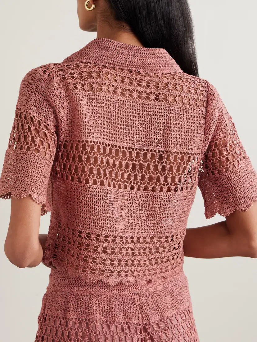 Zimmermann Wanderlust Sun Crocheted Cotton-blend Top | Thumbnail 3 Zimmermann Wanderlust Sun Crocheted Cotton-blend Top | Thumbnail 3