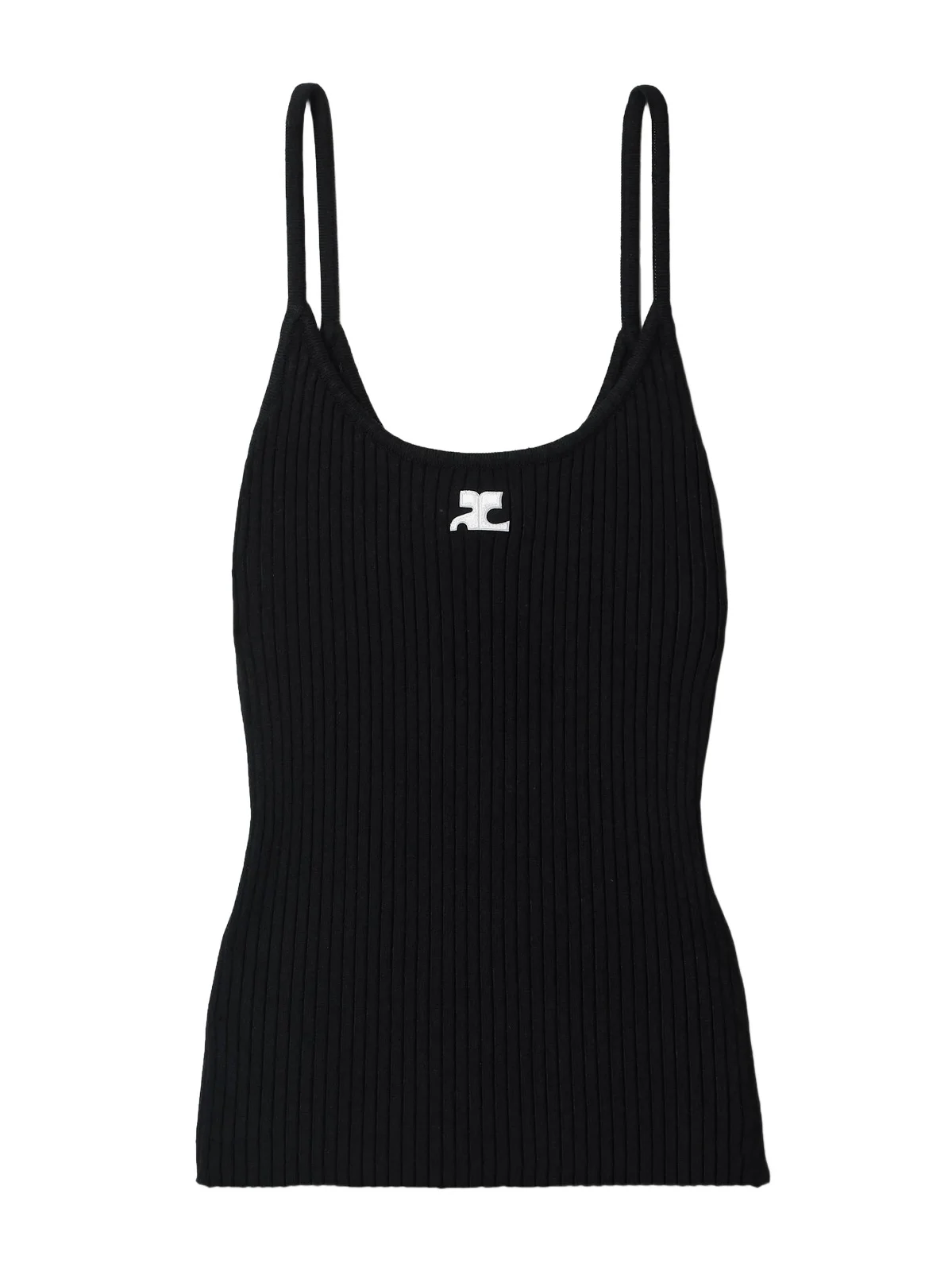 Reedition Appliquéd Ribbed-knit Tank