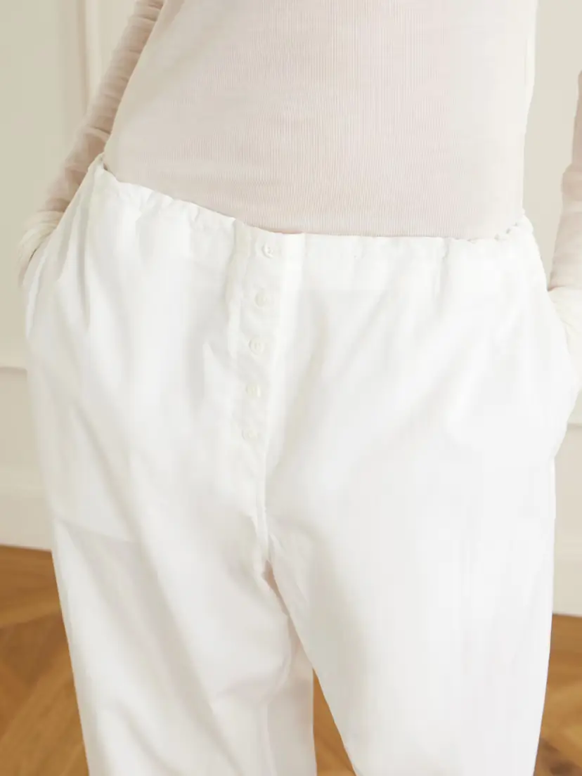 COLLEEN ALLEN Cotton-voile Wide-leg Pants | Thumbnail 4 COLLEEN ALLEN Cotton-voile Wide-leg Pants | Thumbnail 4