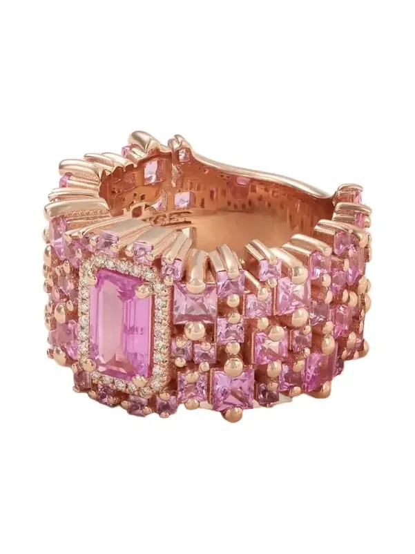 18-karat Rose Gold, Sapphire And Diamond Ring 18-karat Rose Gold, Sapphire And Diamond Ring