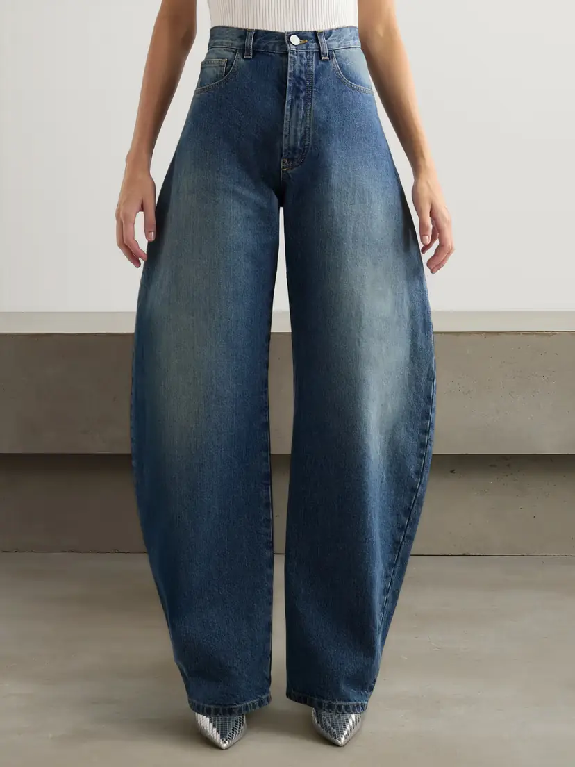 Alaïa High-rise Barrel-leg Jeans | Thumbnail 3 Alaïa High-rise Barrel-leg Jeans | Thumbnail 3