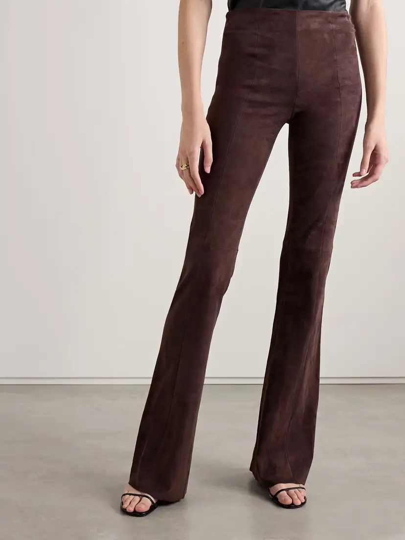 STOULS Gégé Suede Flared Pants | Thumbnail 3