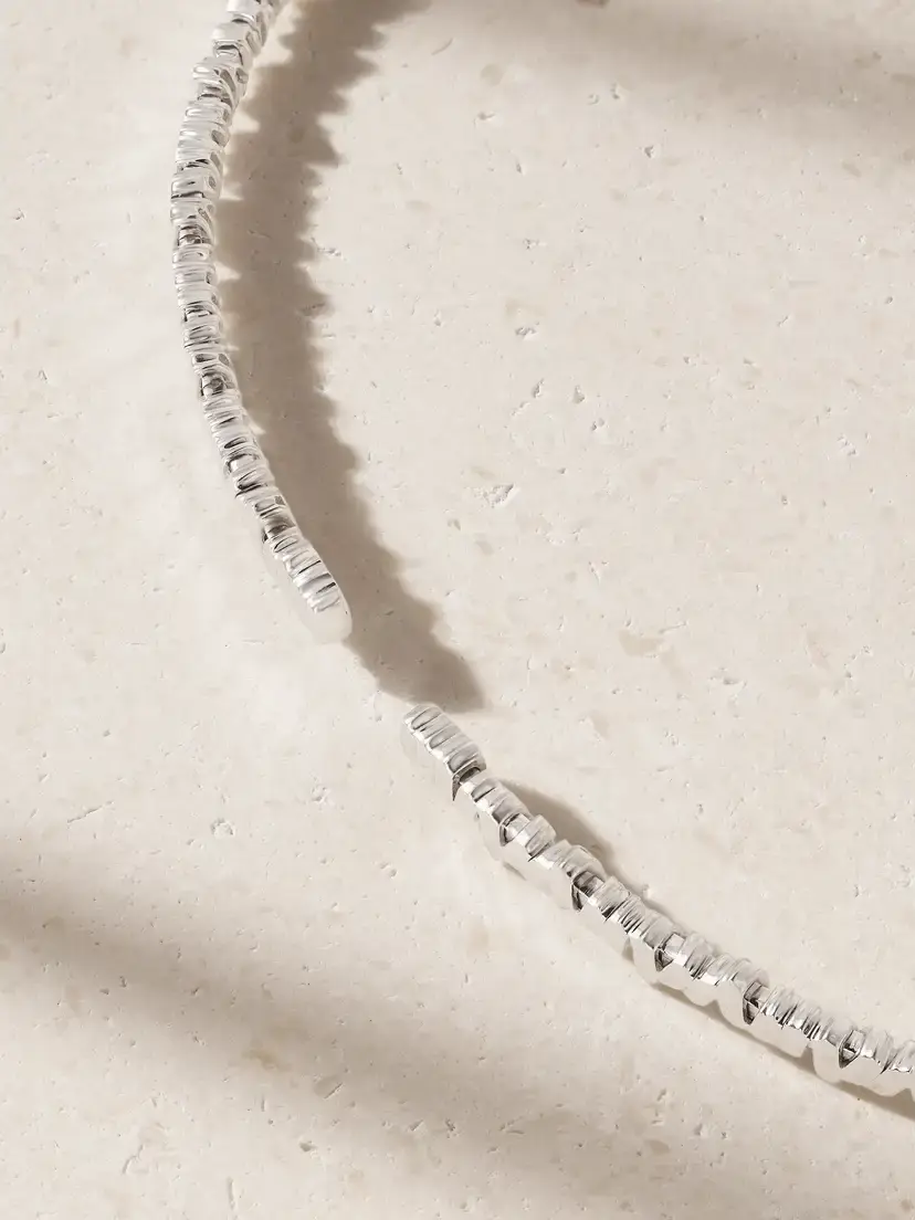 Suzanne Kalan 18-karat White Gold Diamond Necklace | Thumbnail 3 Suzanne Kalan 18-karat White Gold Diamond Necklace | Thumbnail 3