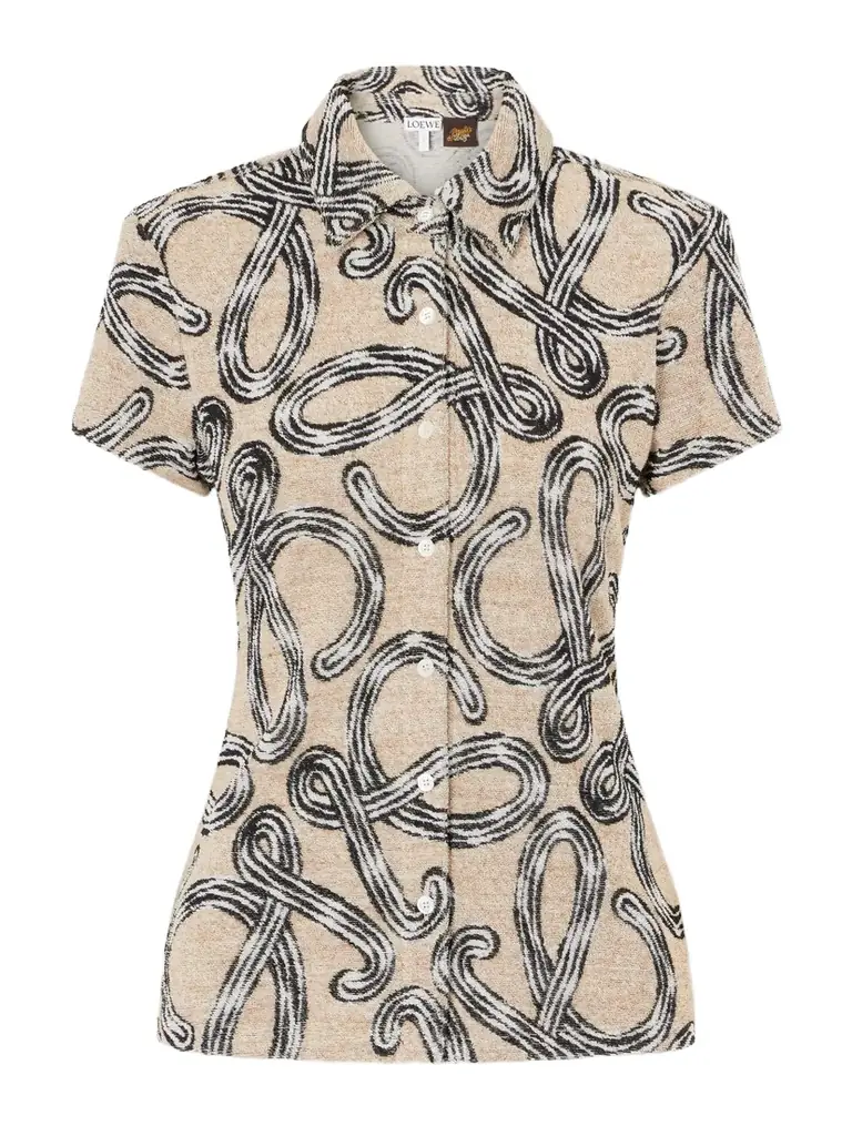 +paula’s Ibiza Printed Cotton-blend Terry Shirt +paula’s Ibiza Printed Cotton-blend Terry Shirt