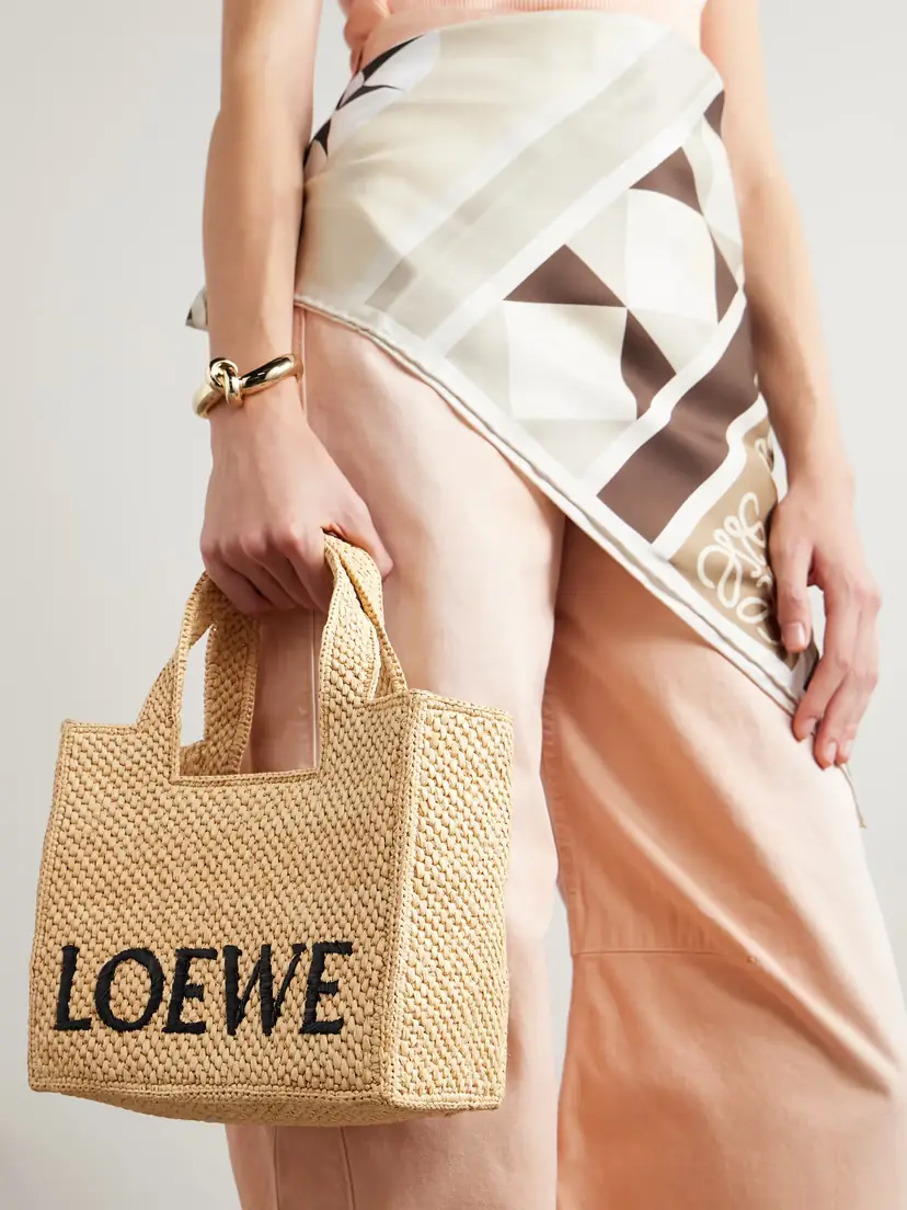 Loewe + Paula's Ibiza Embroidered Raffia Tote | Thumbnail 2 Loewe + Paula's Ibiza Embroidered Raffia Tote | Thumbnail 2
