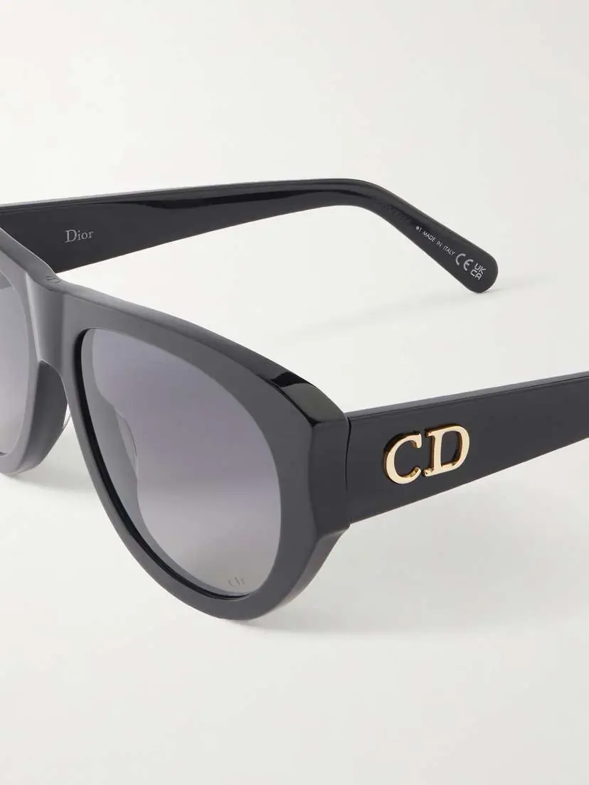 DIOR Eyewear Diorglow A1u Aviator-style Acetate Sunglasses | Thumbnail 4