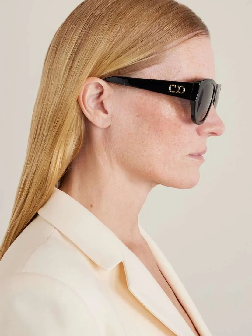 DIOR Eyewear Diorglow A1u Aviator-style Acetate Sunglasses | Thumbnail 5