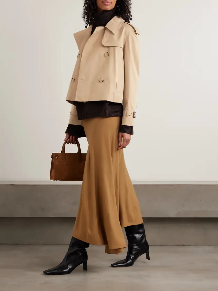 Burberry Double-breasted Cotton-gabardine Trench Coat | Thumbnail 2 Burberry Double-breasted Cotton-gabardine Trench Coat | Thumbnail 2