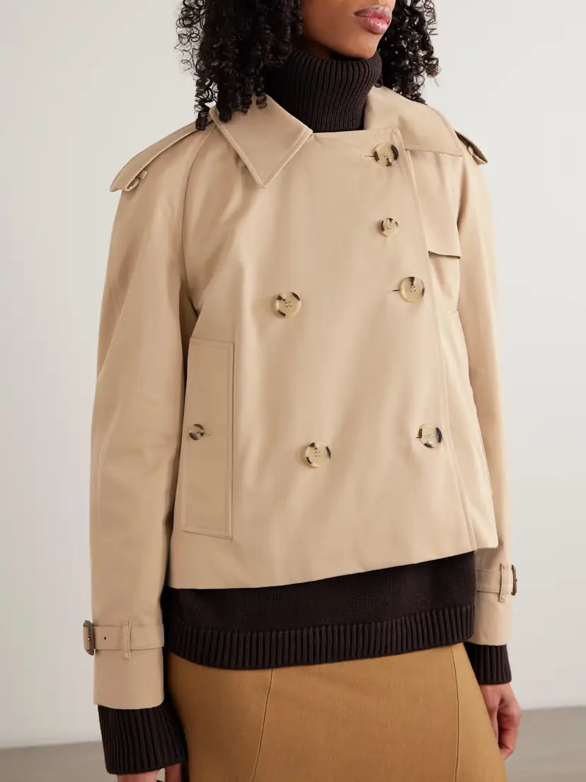 Burberry Double-breasted Cotton-gabardine Trench Coat | Thumbnail 3 Burberry Double-breasted Cotton-gabardine Trench Coat | Thumbnail 3