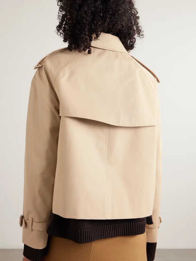 Burberry Double-breasted Cotton-gabardine Trench Coat | Thumbnail 4 Burberry Double-breasted Cotton-gabardine Trench Coat | Thumbnail 4