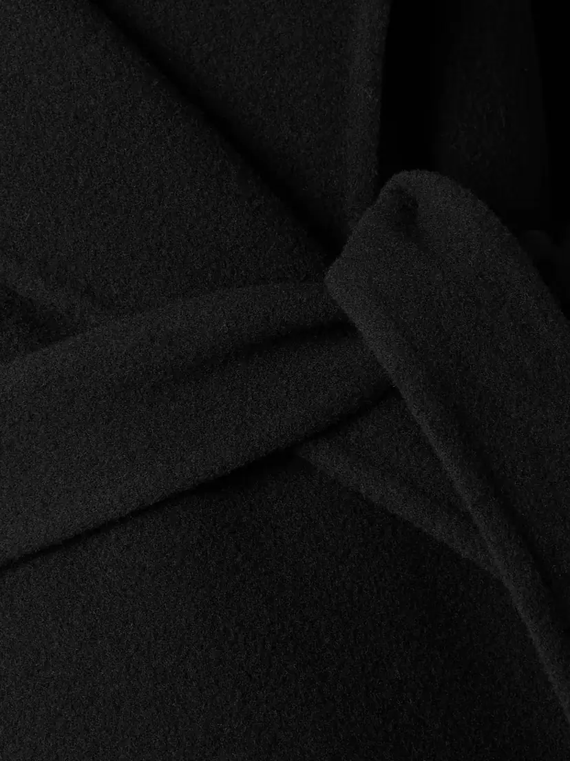 Alaïa Hooded Belted Wool Coat | Thumbnail 4
