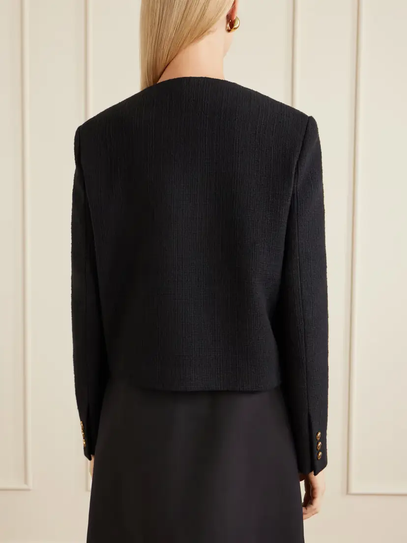 Blazé Milano Missy Shamo Cotton-blend Tweed Jacket | Thumbnail 3