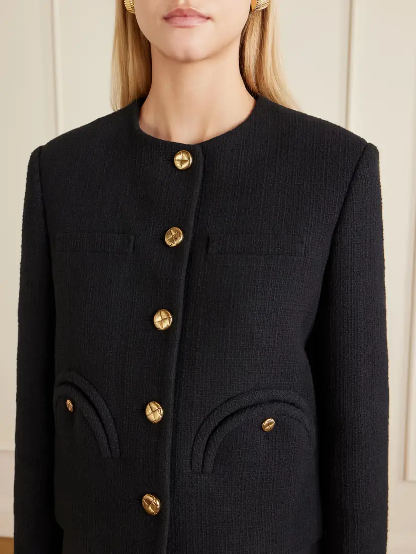 Blazé Milano Missy Shamo Cotton-blend Tweed Jacket | Thumbnail 4