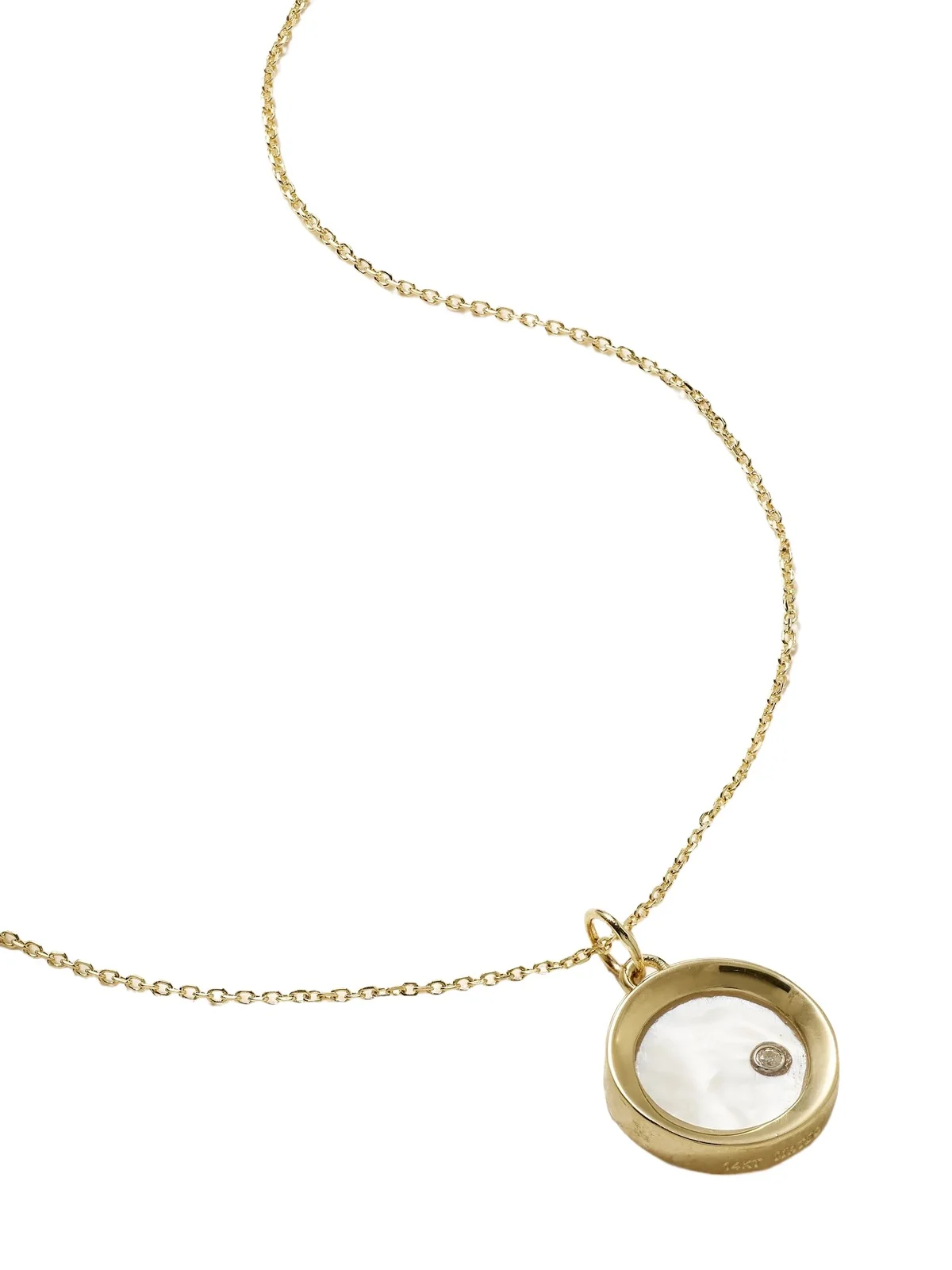 14-karat Gold, Pearl And Diamond Necklace - White 14-karat Gold, Pearl And Diamond Necklace - White