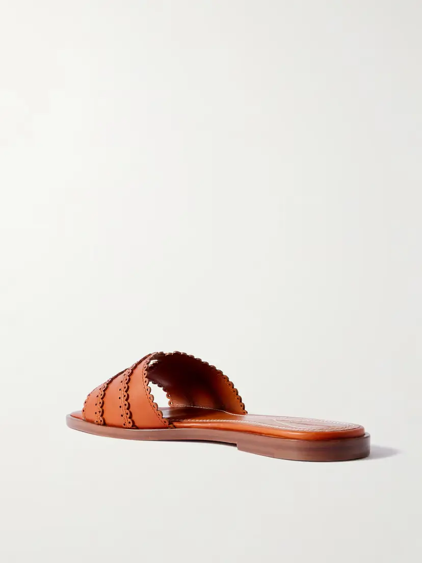 Zimmermann Goldie Buckled Leather Slides | Thumbnail 3 Zimmermann Goldie Buckled Leather Slides | Thumbnail 3