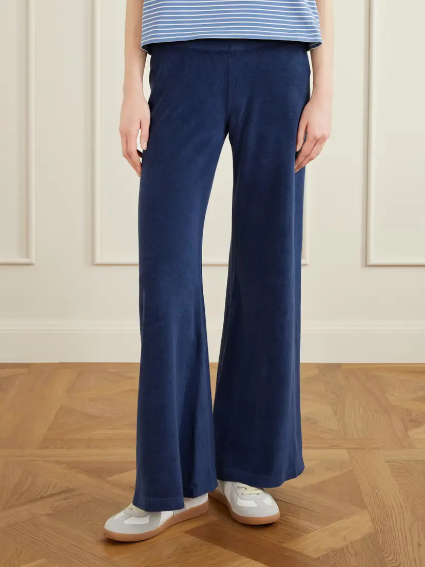 Suzie Kondi Lito Cotton-blend Terry Wide-leg Pants | Thumbnail 3