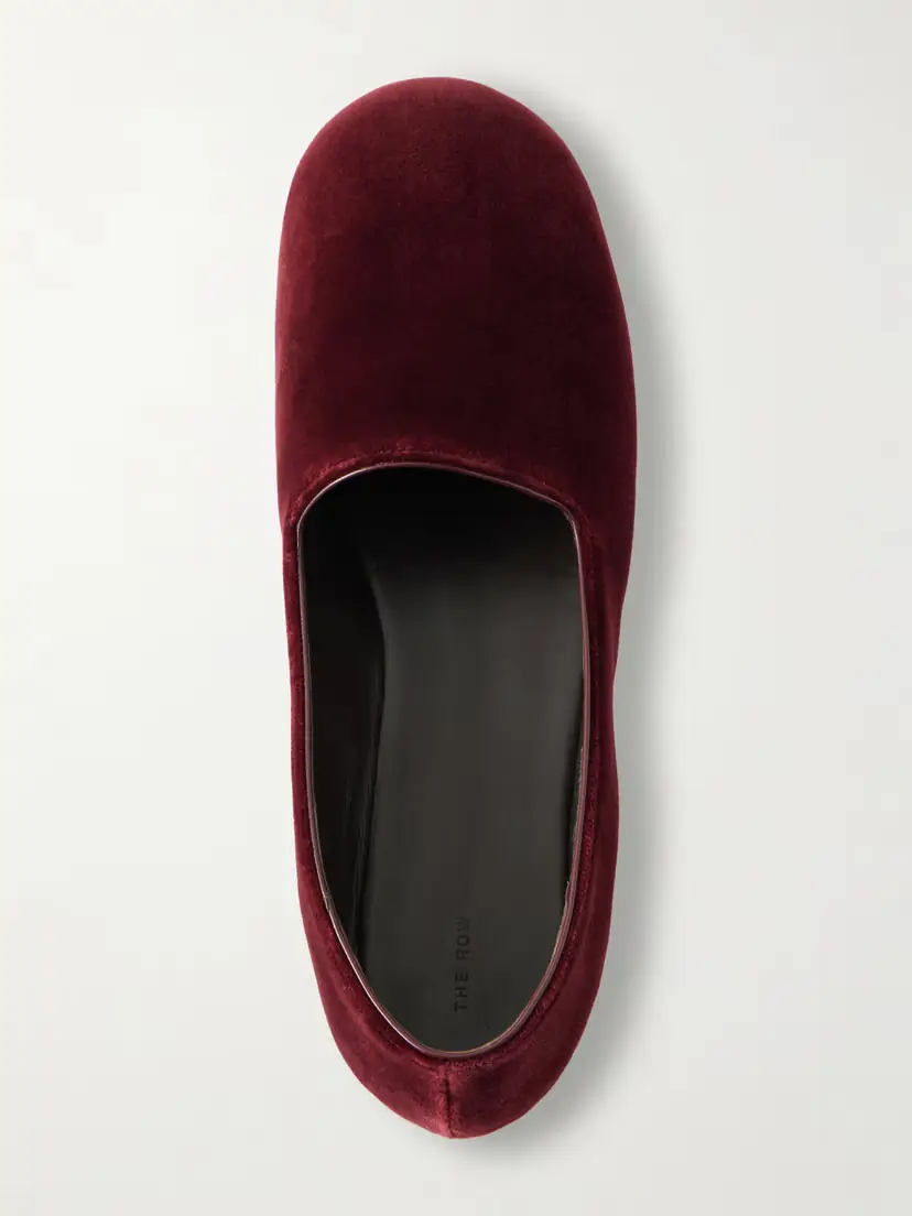 The Row Ponti Velvet Flats | Thumbnail 6 The Row Ponti Velvet Flats | Thumbnail 6