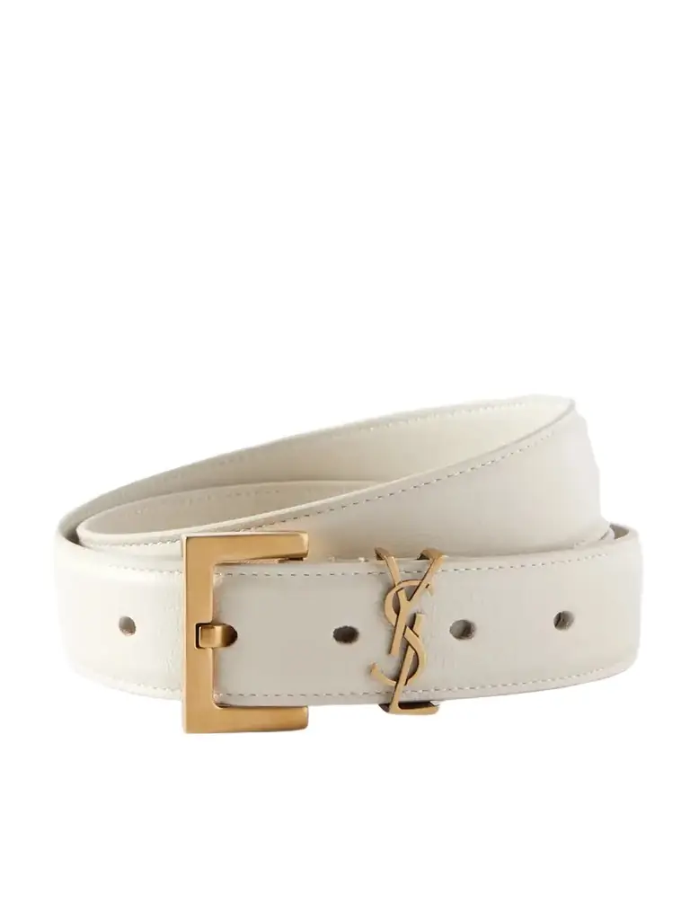 Saint Laurent Cassandre Leather Belt | Image 1 Saint Laurent Cassandre Leather Belt | Image 1
