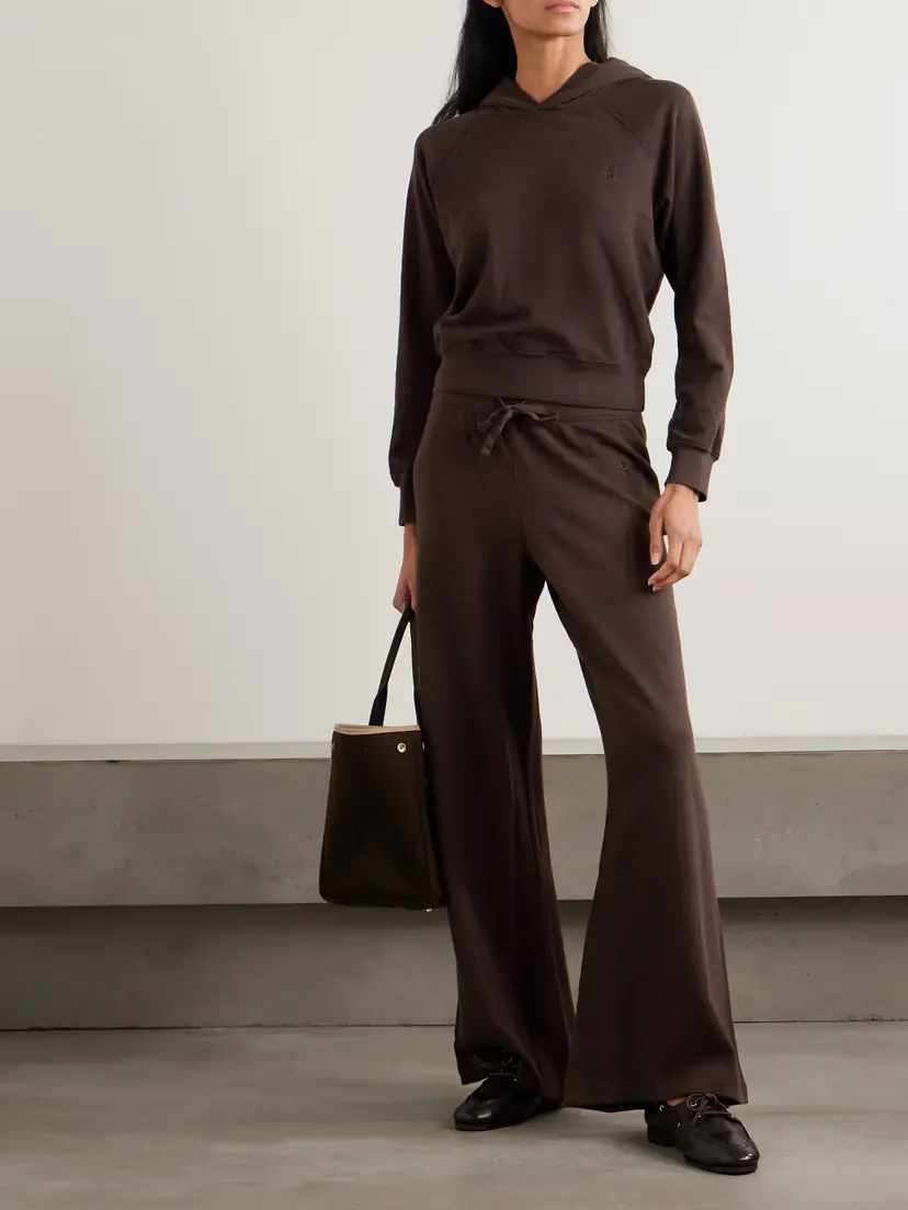 ÉTERNE Wide-leg Cotton-jersey Sweatpants | Thumbnail 2 ÉTERNE Wide-leg Cotton-jersey Sweatpants | Thumbnail 2