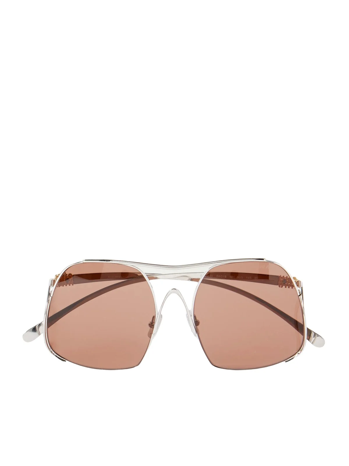 Square-frame Silver-tone Sunglasses Square-frame Silver-tone Sunglasses