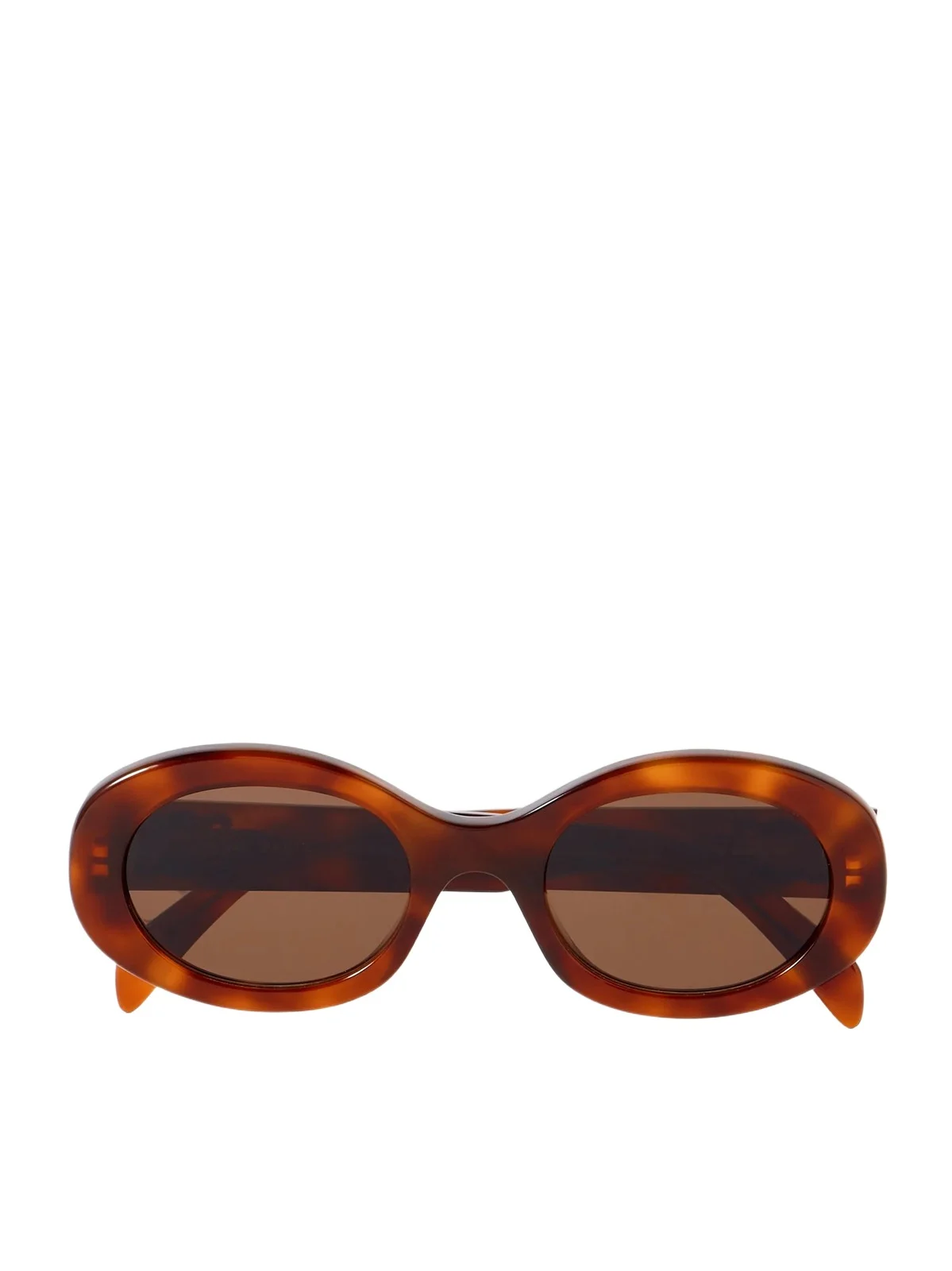 Triomphe Oval-frame Tortoiseshell Acetate Sunglasses Triomphe Oval-frame Tortoiseshell Acetate Sunglasses