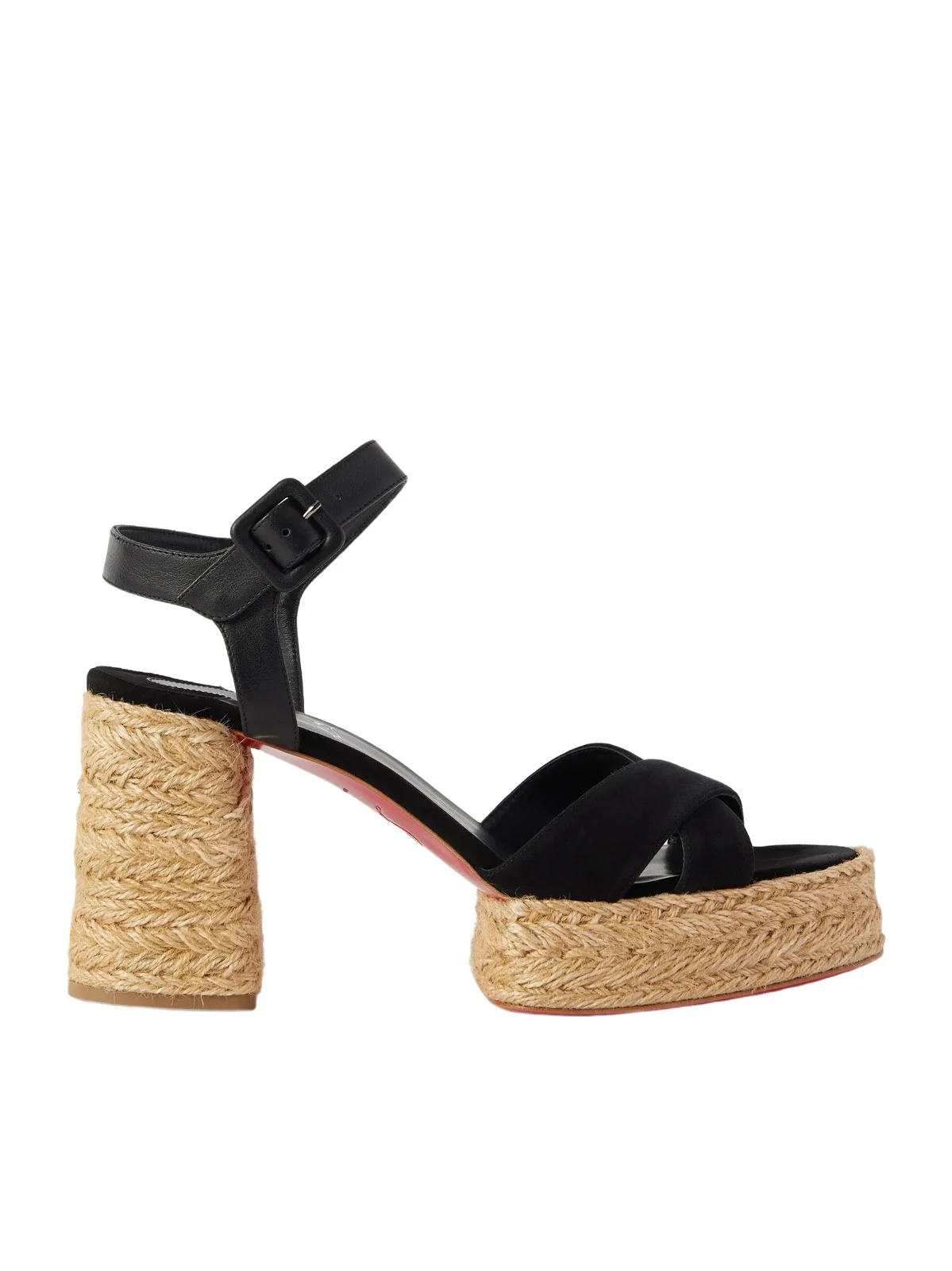 Calakala 85 Leather And Suede Espadrille Platform Sandals Calakala 85 Leather And Suede Espadrille Platform Sandals