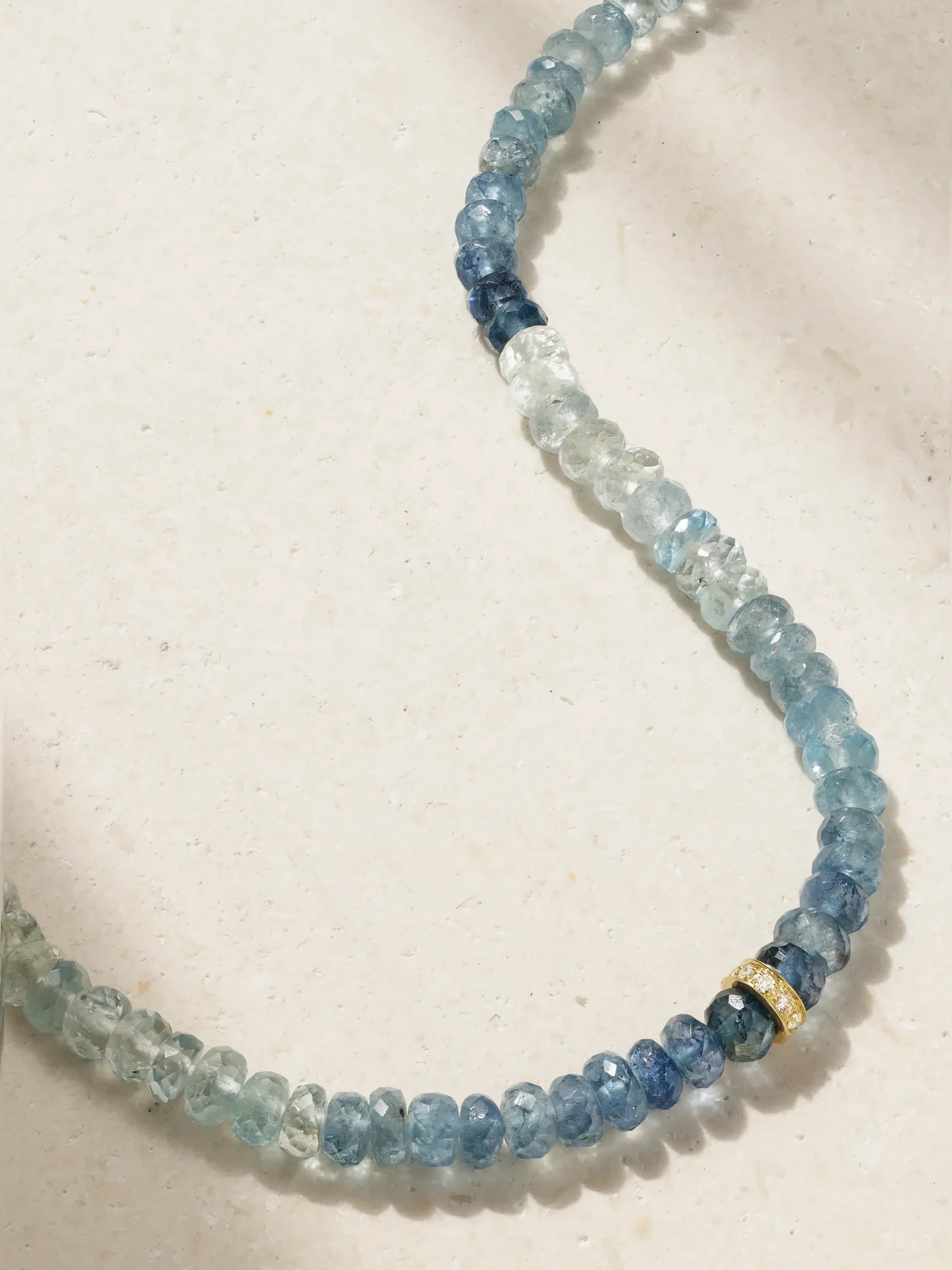 14-karat Gold And Diamond Beaded Choker 14-karat Gold And Diamond Beaded Choker