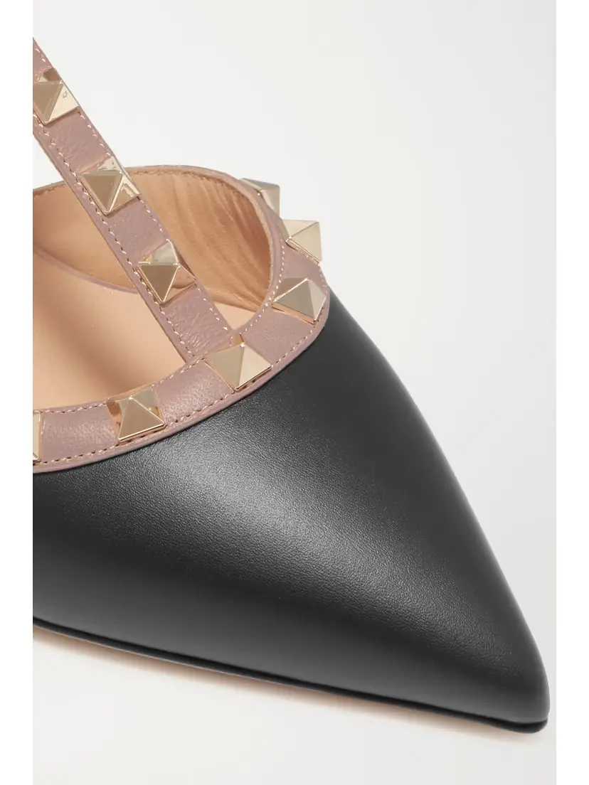 Valentino Garavani Rockstud 65 Two-tone Leather Pumps | Thumbnail 4 Valentino Garavani Rockstud 65 Two-tone Leather Pumps | Thumbnail 4