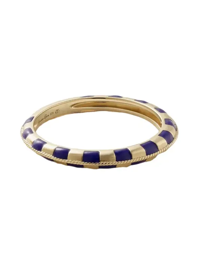 Nano Alliance 9-karat Gold And Enamel Ring - Blue Nano Alliance 9-karat Gold And Enamel Ring - Blue