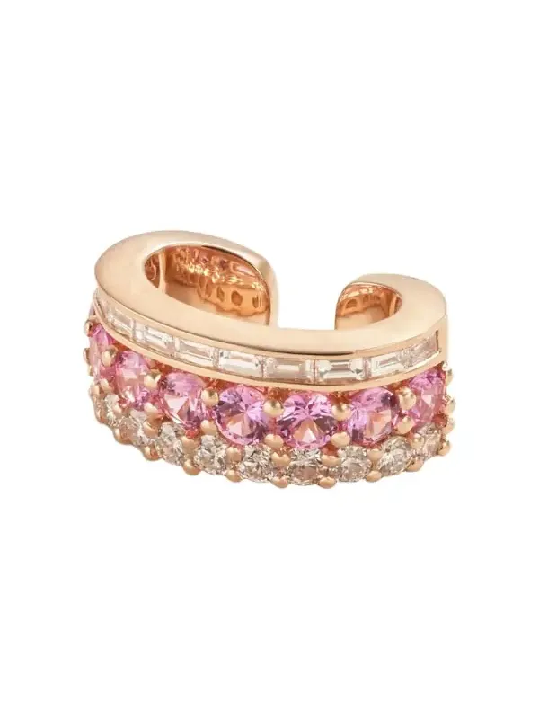 Lola 18-karat Rose Gold, Sapphire And Diamond Ear Cuff