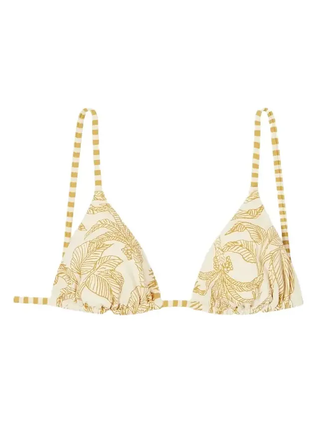 Voyage Hamac Printed Triangle Bikini Top