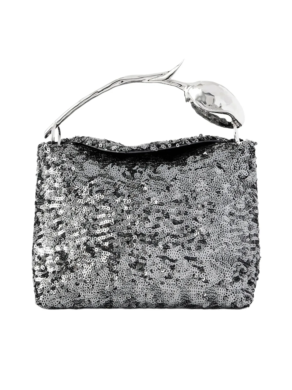 Sequined Satin Clutch Sequined Satin Clutch