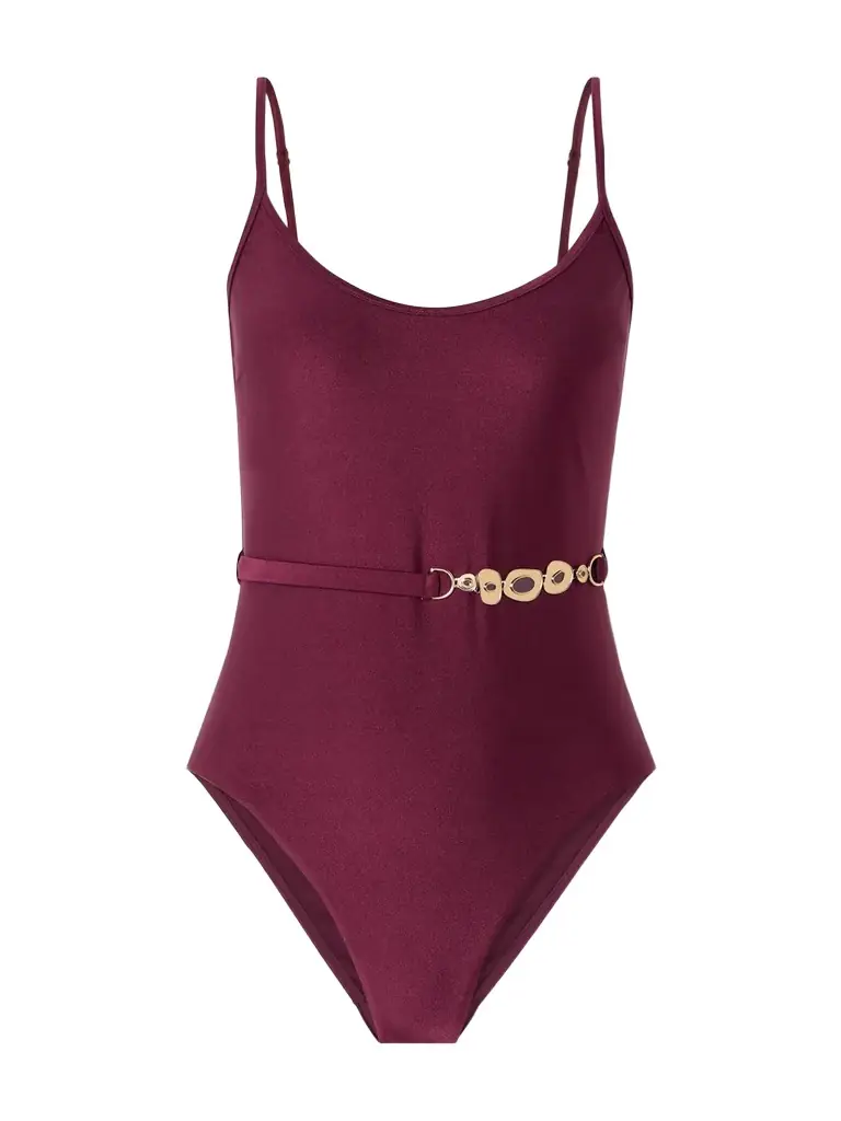 Zimmermann Awaken Embellished Belted Swimsuit | Image 1 Zimmermann Awaken Embellished Belted Swimsuit | Image 1