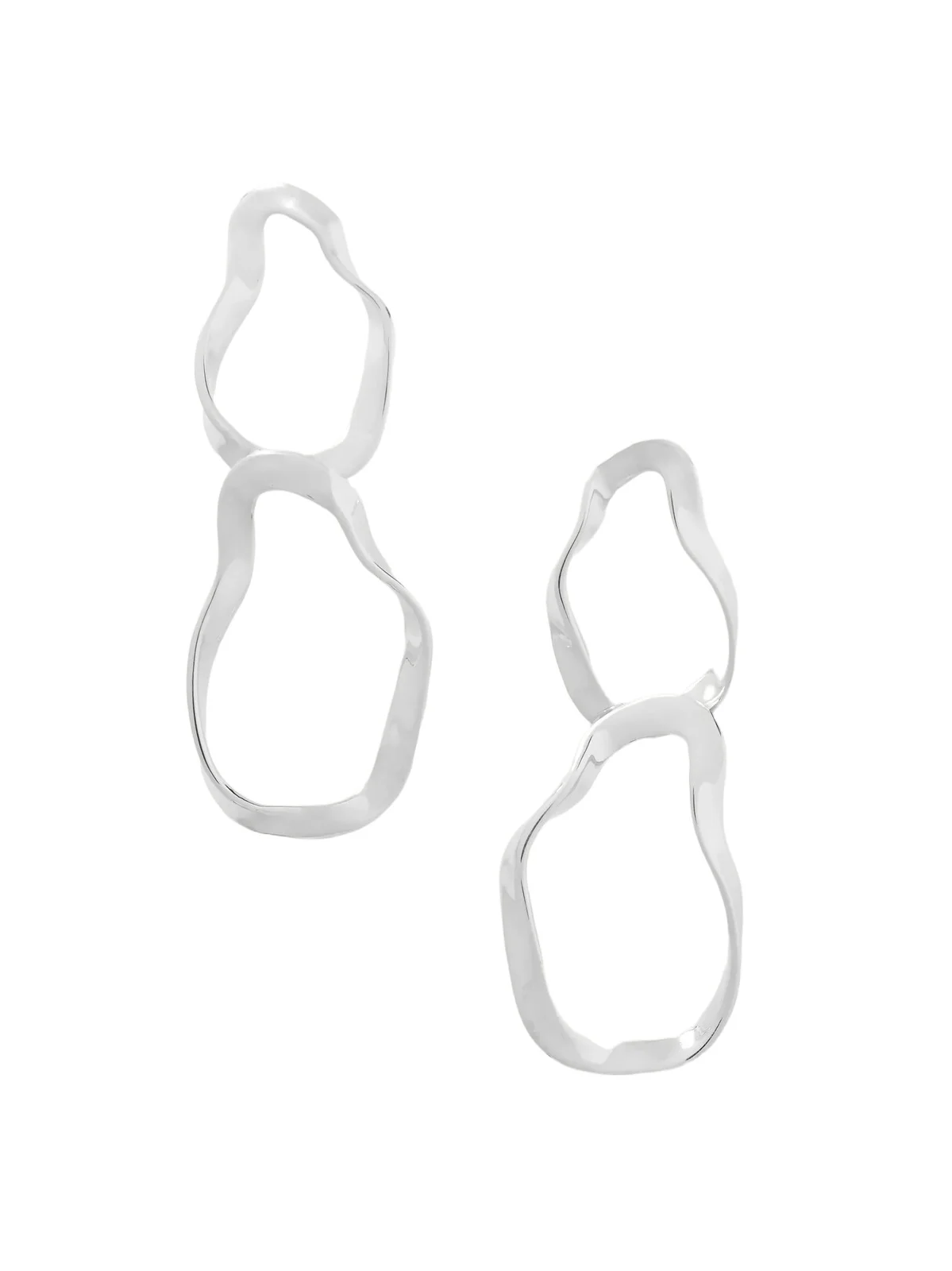 Viviane Small Recycled Sterling Silver Earrings Viviane Small Recycled Sterling Silver Earrings