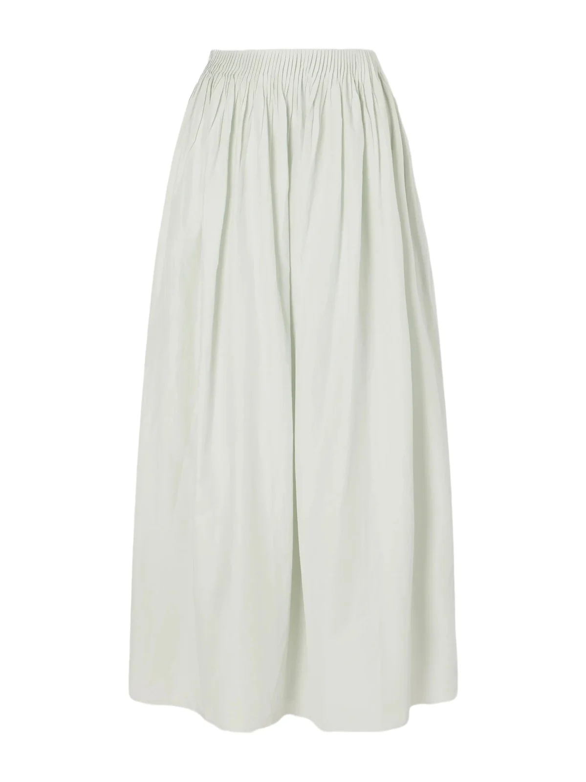 Naya Gathered Cotton And Silk-blend Maxi Skirt Naya Gathered Cotton And Silk-blend Maxi Skirt