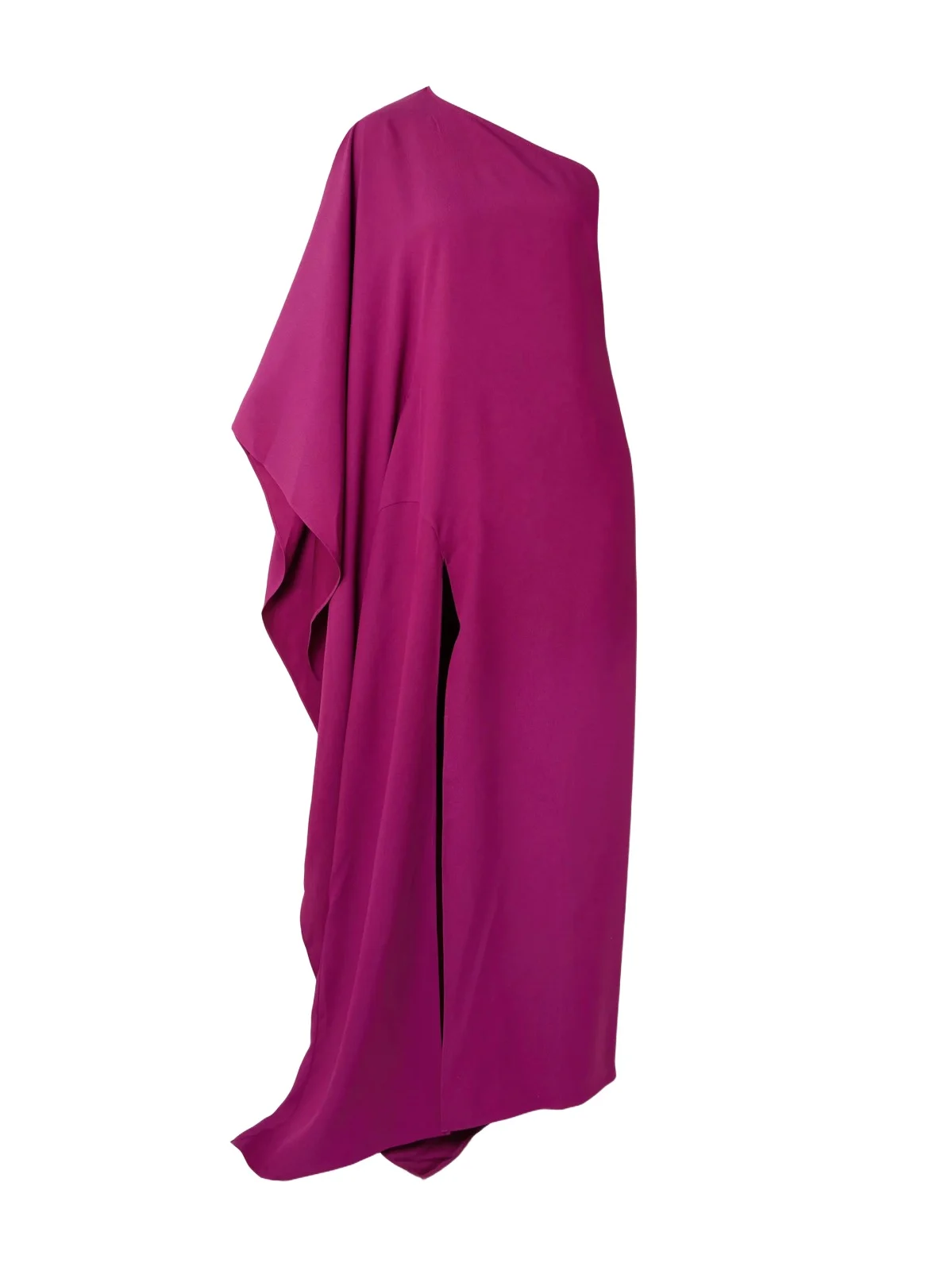 Paloma Scarf-detailed One-shoulder Satin-crepe Maxi Dress