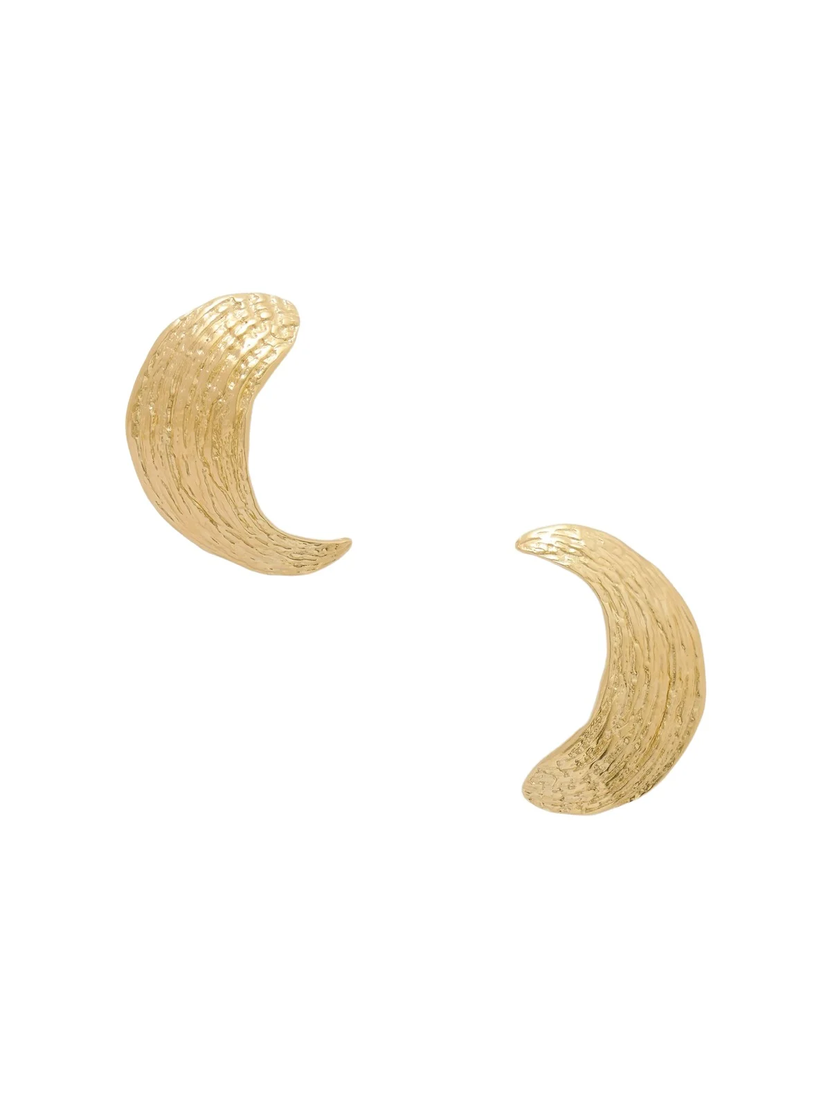 Broken Shell Gold-plated Earrings