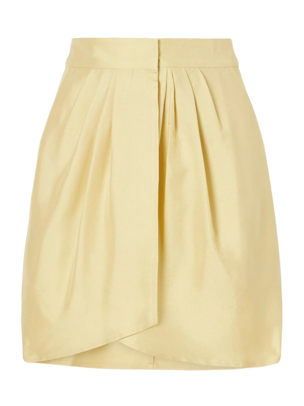 Kamas Silk Pleated Wrap Skirt