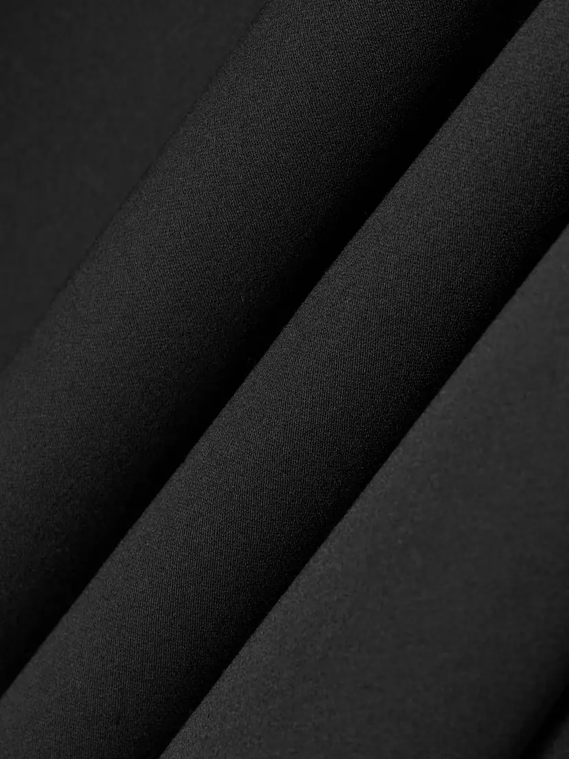 Balenciaga Balloon Gathered Draped Cutout Silk And Wool-blend Crepe Maxi Dress | Thumbnail 4