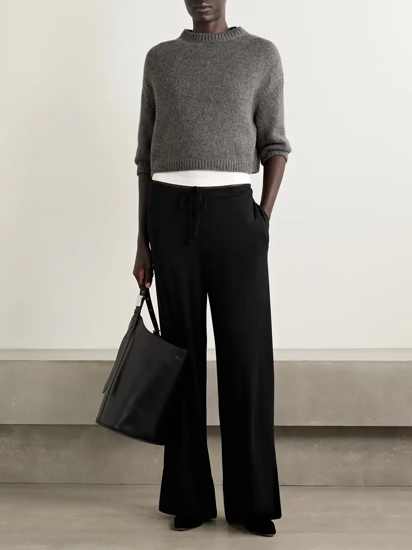 Nili Lotan Adriel Stretch-jersey Wide-leg Pants | Thumbnail 2