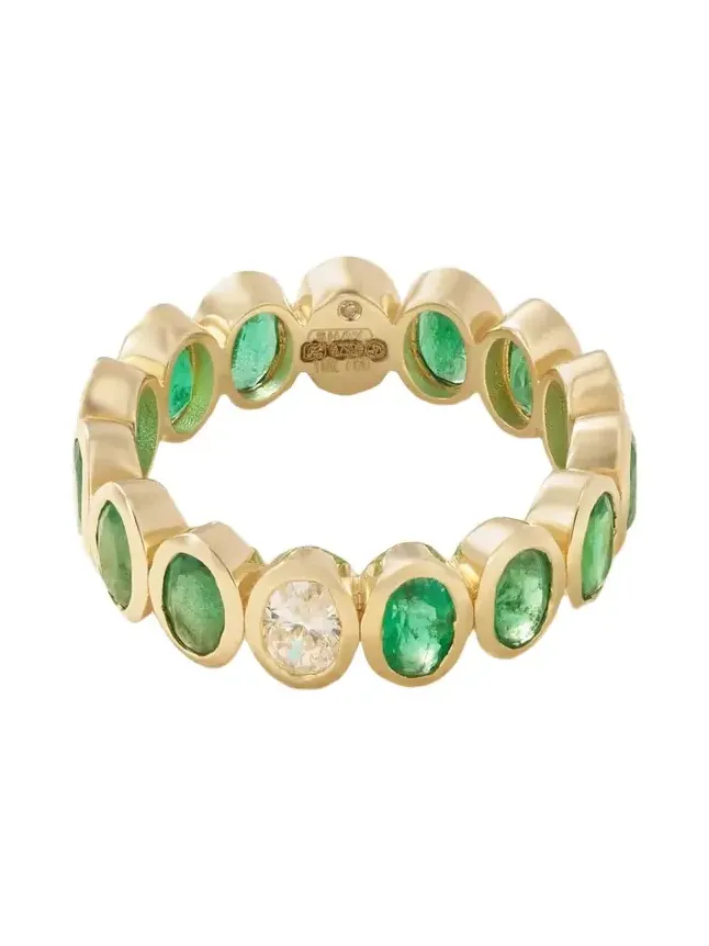 18-karat Gold, Emerald And Diamond Ring 18-karat Gold, Emerald And Diamond Ring