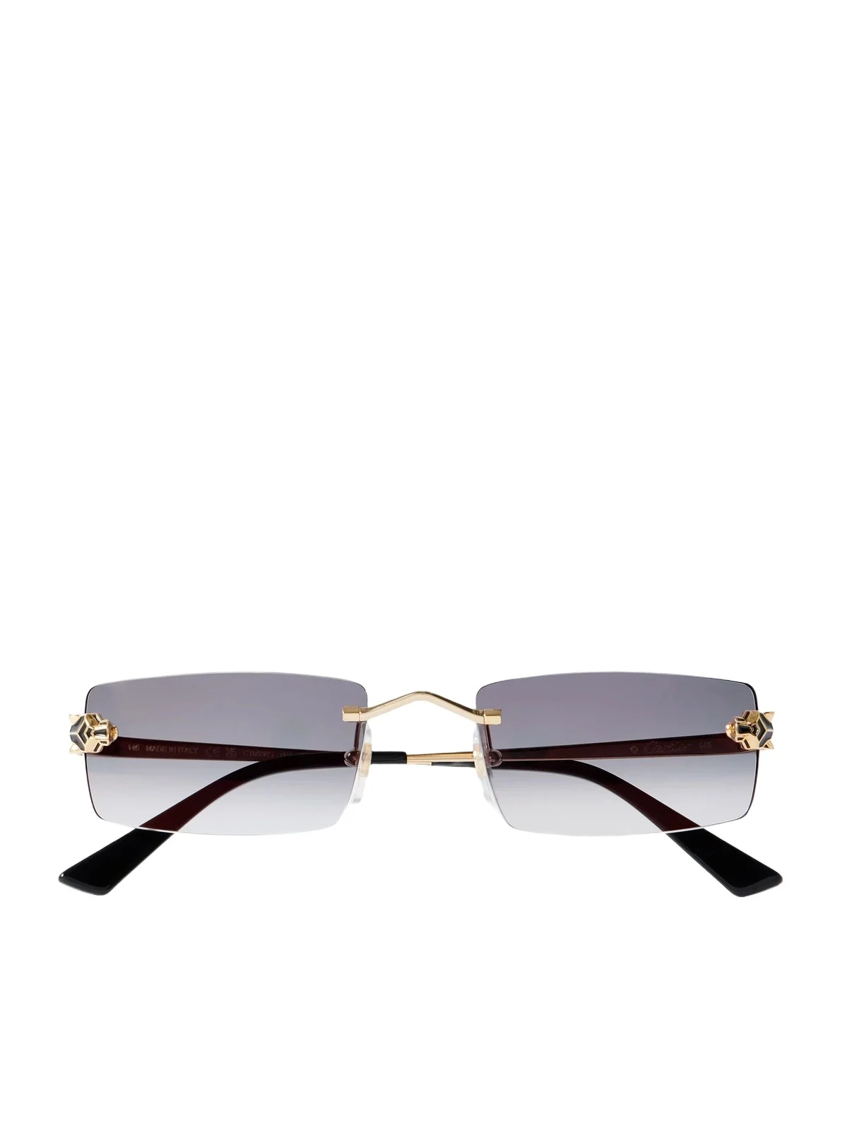 Panthère Classic Rimless Rectangle-frame Gold-tone Sunglasses Panthère Classic Rimless Rectangle-frame Gold-tone Sunglasses
