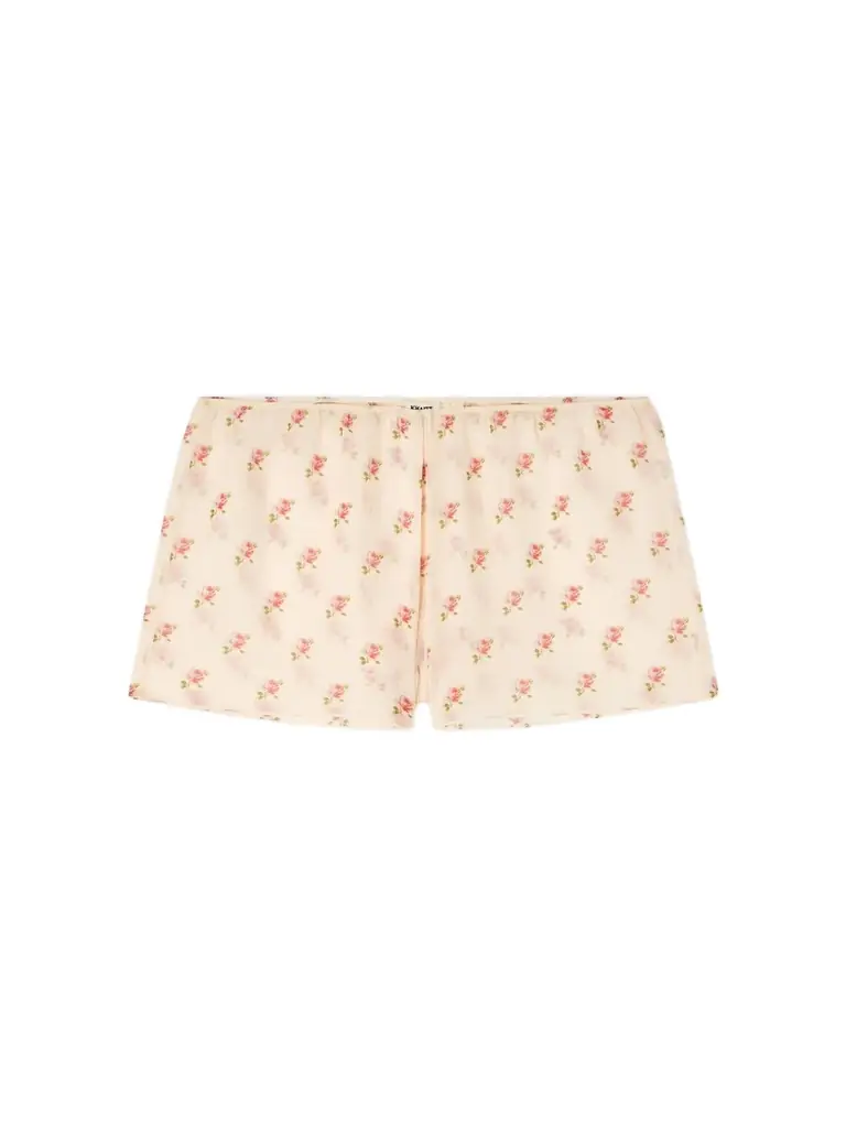 Khaite Tilly Floral-print Silk-chiffon Shorts | Image 1 Khaite Tilly Floral-print Silk-chiffon Shorts | Image 1