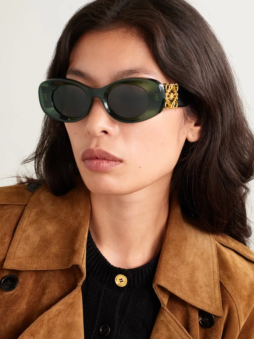Loewe Anagram Oversized Cat-eye Acetate Sunglasses | Thumbnail 2 Loewe Anagram Oversized Cat-eye Acetate Sunglasses | Thumbnail 2