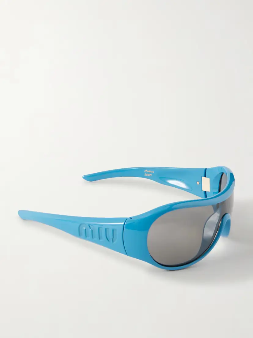 Miu Miu Eyewear Rounded-frame Acetate Sunglasses | Thumbnail 3