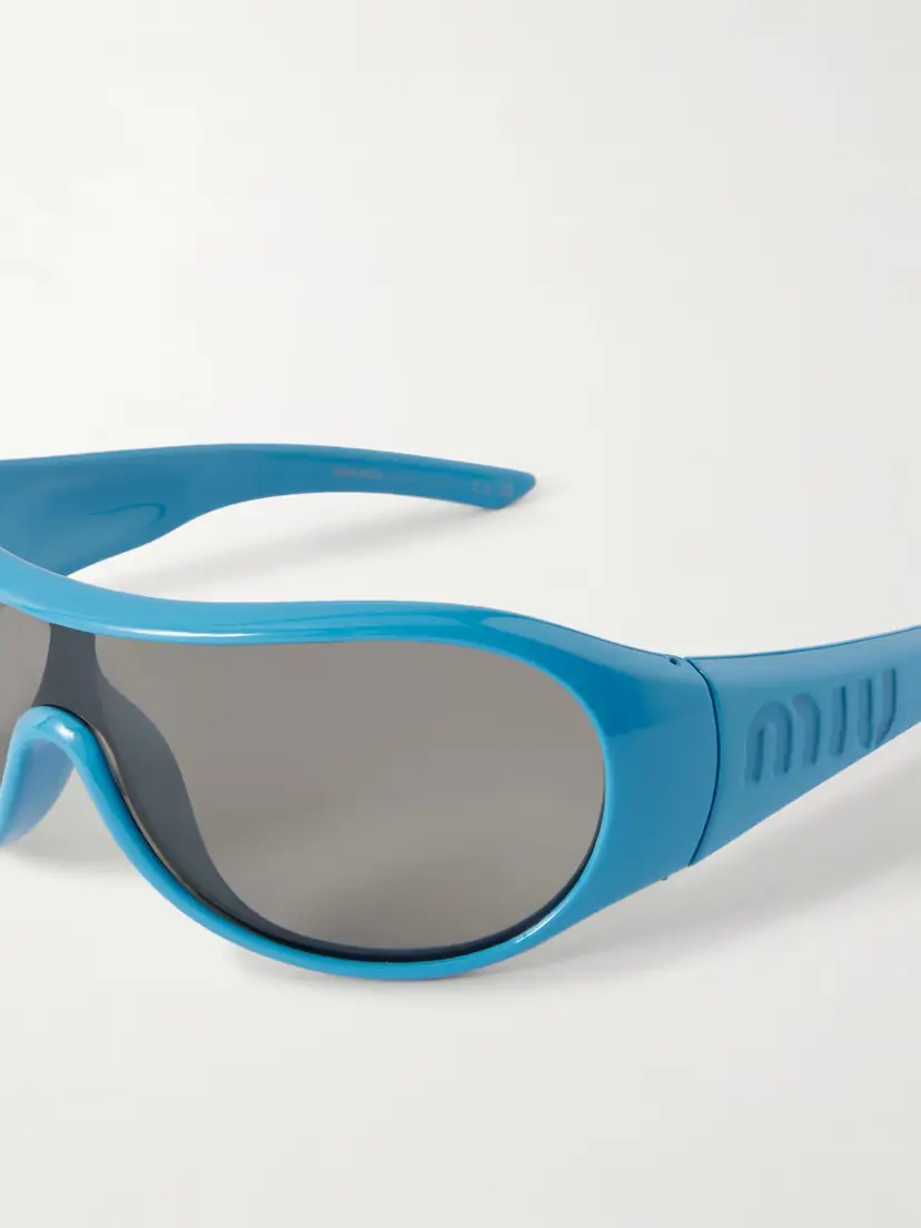 Miu Miu Eyewear Rounded-frame Acetate Sunglasses | Thumbnail 4